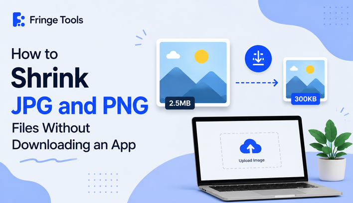 How to Shrink JPG and PNG Files Without Downloading an App