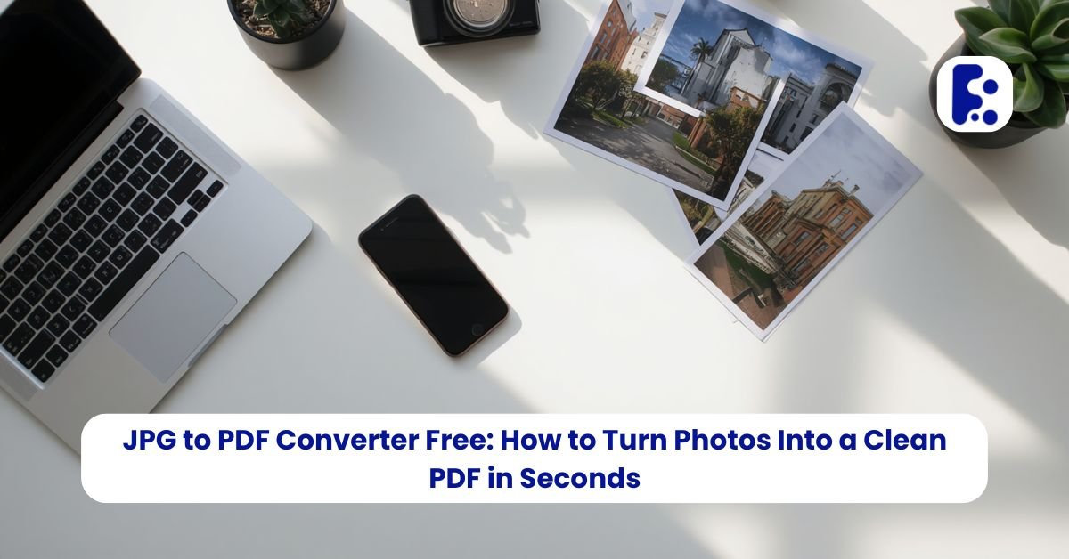 JPG to PDF Converter Free: How to Turn Photos Into a Clean PDF in Seconds